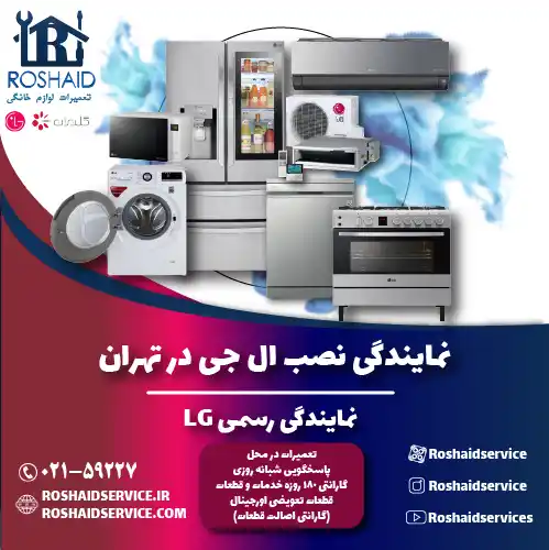 نمایندگی نصب ال جی در تهران | نمایندگی رسمی گلدیران LG